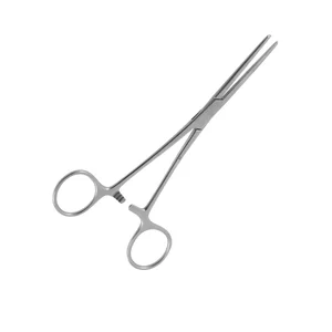 Pinzas hemostáticas arteriales Rochester-Pean de 9" rectas, mandíbulas serradas y mango de anillo – surgivalley (004210551)
