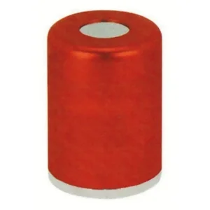 Dispensador de Bolitas de Algodón - Aluminio Rojo