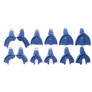 Kit de moldeiras para impressão dentária 24 peças para procedimentos de impressão dentária – surgivalley (090010221)