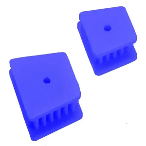 小型蓝色硅胶开口器，用于牙科口腔程序 – surgivalley (049010011)