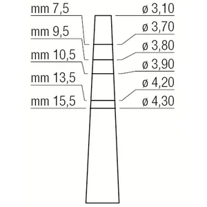 骨凿 3.1/4.3mm – surgivalley (012010031)