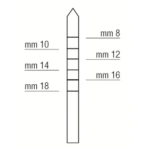 骨凿 尖头 2.7mm – surgivalley (012010029)