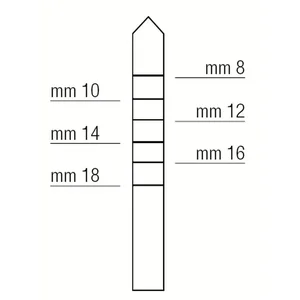 骨凿 尖头 3.2mm – surgivalley (012010018)