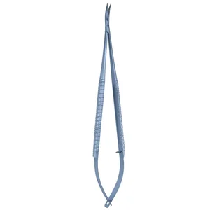 Tijera Microquirúrgica 180 mm Titanio Curva – surgivalley (002010073)