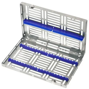 Sterilisationssieb-Set für die Aufbereitung zahnmedizinischer Instrumente mit Blue Cinc Design – surgivalley (090010128)