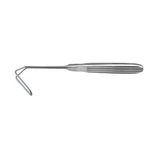 Aufricht nasal retractor 7 8.0mm wide fenestrated blade flat handle