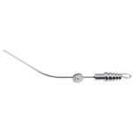 Barnes suction tube 4 French angled working length 50mm, thumb plate with cutoff hole
