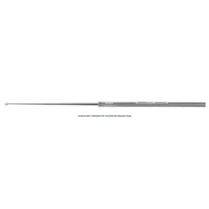 Buck ear curette 6 straight size #2 2.5mm diameter sharp edge round handle – surgivalley (008211015)