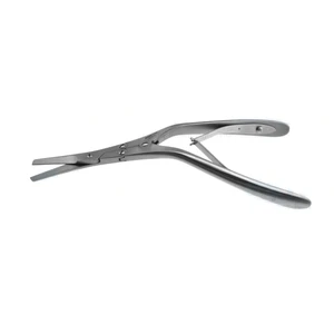 Tijeras para tabique nasal Caplan 6 1/2" doble acción vástagos angulados hojas rectas puntas romas mango de resorte – surgivalley (002211718)