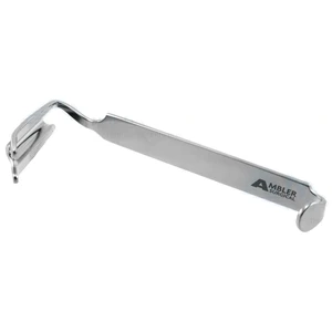 Lâmina anelar Davis abre-boca 7 1/2 tamanho "#2 esquerdo lâmina 22mm x 57mm," tubos até 24 French 18.0 cm (7.0)