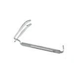 Abre-boca Davis lâmina anelar tamanho "#4 direita 34mm x 85mm lâmina," tubos até 37 French 18.0 cm (7.0)