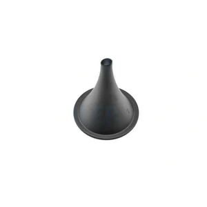 Farrior ear speculum," oval," oblique ends 4.0mm x 5.0mm black ceramic finish 10.0 cm (4") – surgivalley (010030045)