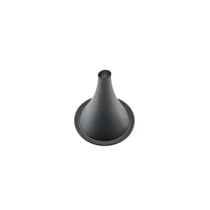 Farrior ear speculum," oval," oblique ends 5.5mm x 6.5mm black ceramic finish 12.5 cm (5.0) – surgivalley (010030037)
