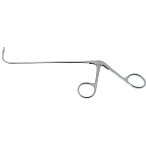 Frontal sinus recess giraffe forceps working length 125mm curved up 90° double-action 3.0mm horizontal cup jaws ring handle – surgivalley (001213042)