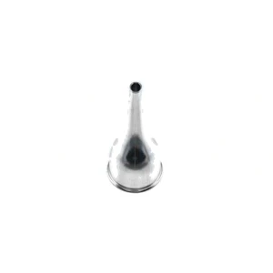 Gruber ear speculum heavy," oval ends," infant 4.0mm x 5.0mm, chrome plated 10.0 cm (4") – surgivalley (010030069)