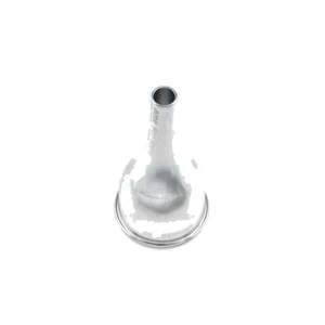 Gruber ear speculum heavy round ends," infant 3.5mm, chrome plated 7.5 cm (3") – surgivalley (010030060)