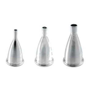 Gruber ear speculum, oval ends set of 3 includes sizes "#1 - "#3, chrome plated Set – surgivalley (090030014)