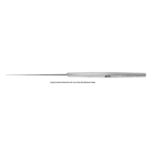 Guilford-Wright foot plate pick 5 1/2 straight shaft angled 90°" 0.5mm long tip square handle 12. 5.0 cm (2") – surgivalley (999030102)