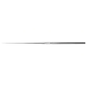 Guilford-Wright stapes pick 6 1/4 straight shaft angled 90°" 1.0mm long blunt tip round handle 1 10.0 cm (4")