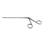 Hartman-Alligator-Ohrzange, Arbeitslänge 140mm, gerade, 1.2mm x 8.0mm gezahnte Backen, Ringgriff