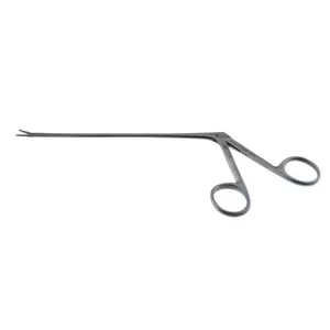 Hartman-Alligator-Ohrzange, Arbeitslänge 140mm, gerade, 1.2mm x 8.0mm gezahnte Backen, Ringgriff