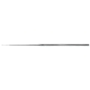 Hough stapedial footplate auger 5 3/4 straight shaft 15.0mm long 0.8mm drill size hexagonal ha 10.0 cm (4") – surgivalley (999030141)