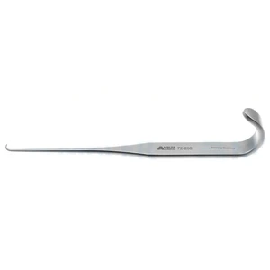 Retractor traqueal Jackson 5 3/4" angulado, afilado, punta de 8.0mm, mango plano – surgivalley (005212383)