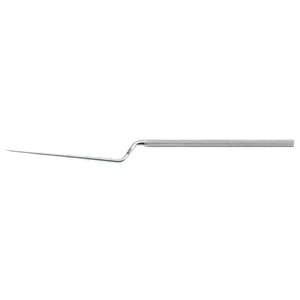 Jordan needle 6 1/2 bayonet shaft curved up fine pointed tip round handle 15.0 cm (6.0) – surgivalley (999030047)