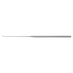 Jordan stapedectomy knife 6 1/2 straight shaft angled 45°" 2.0mm x 3.0mm tapered blade round ha 5.0 cm (2") – surgivalley (006030058)