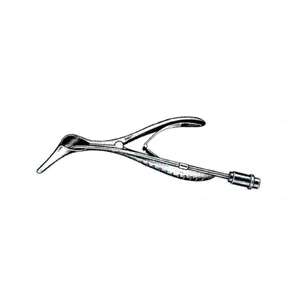 Espéculo nasal Killian 95.0mm lâminas com fibra óptica 22.5 cm (9.0)