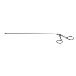 Kleinsasser-Mikro-Kehlkopf-Cupzange, Originalmodell, Arbeitslänge 230mm, rechts gekrümmt, 2.0mm runde Cup-Backen, Ringgriff