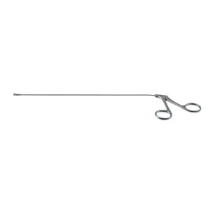 Kleinsasser-Mikro-Larynxzange mit Schälchen, Originalmodell, Arbeitslänge 230mm, gerade, runde Schälchenbacken 2.0mm, Ringgriff