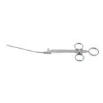 Krause Chirurgische Kanüle, abgewinkelt, 26,4 cm (10,4 Zoll)