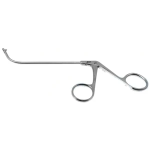 Pinzas de corte nasal Kuhn anguladas 60º arriba, corte recto a través, mandíbulas de copa de 2.5mm, mango anular