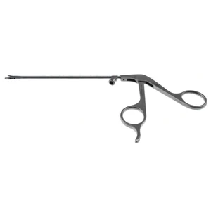 Pinzas de corte nasal Kuhn anguladas 90º arriba rectas de corte total mandíbulas de copa de 1.5mm mango anular