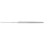 McCabe canal knife 6 3/4 straight shaft angled 2.0mm wide sharp blade round handle 15.0 cm (6.0)