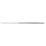 McCabe canal knife 6 3/4 straight shaft angled 2.5mm wide sharp blade round handle 15.0 cm (6.0)