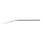 McGee foot plate pick 6 3/8 angled shaft angled 90°" up," anterior 0.2mm long tip round handle 15. 20.0 cm (8.0)