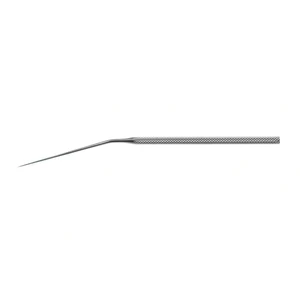 McGee foot plate pick 6 3/8 angled shaft angled 90°" up," anterior 0.2mm long tip round handle 15. 20.0 cm (8.0) – surgivalley (999030075)