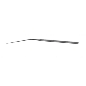 McGee perforating needle 6 3/8 angled shaft straight," pointed tip round handle 15.0 cm (6.0) – surgivalley (999030116)