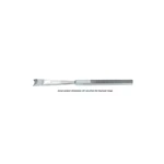Cincel nasal McIndoe de 6" recto, de 9.0mm de ancho, con mango cuadrado