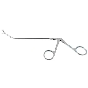 Nasal sinus spoon forceps working length 130mm angled up 45°, pear shaped horizontal 5.0mm jaws ring handle – surgivalley (001213465)