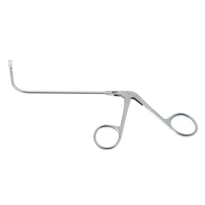 Nasal sinus spoon forceps working length 130mm angled up 80°, pear shaped horizontal 5.0mm jaws ring handle – surgivalley (001213464)