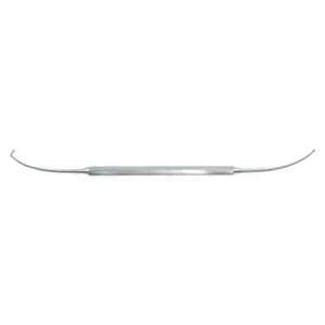 Ostium probe 7 1/2 double-ended curved," one end at 90°" hexagonal handle 18.0 cm (7.0) – surgivalley (009030006)