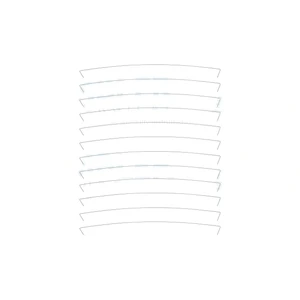 Replacement snare wires 4 size "#2," 0.4mm, package of 12 Set – surgivalley (999030089)