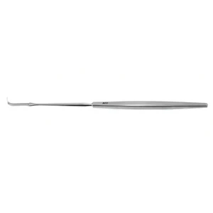 Robb tonsil knife 8 curved 27.0mm double-edged blade blunt tip flat handle 20.0 cm (8.0) – surgivalley (002030031)