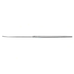 Faca roletadora Schuknecht 7 1/2 haste angulada reta," em linha lâmina de 3.0mm de largura cabo plano 18.0 cm ( 18.0 cm (7.0)