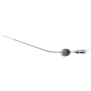 Schuknecht 吸引管 20 gauge 弯头 工作长度 78mm，带截止孔的指托板 – surgivalley (015210738)