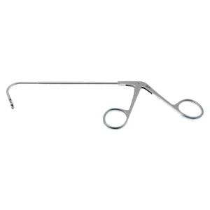 Skinner maxillary biopsy forceps 8 working length 120mm curved down 110° double-action 3.0mm horizontal cupped jaws ring handle – surgivalley (001213030)