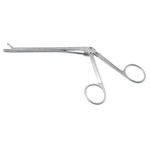 Strumpel-Lusk suction nasal forceps working length 95.0mm pediatric straight fenestrated oval jaws ring handle – surgivalley (001213101)